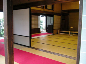 天井の高さが印象的 大広間